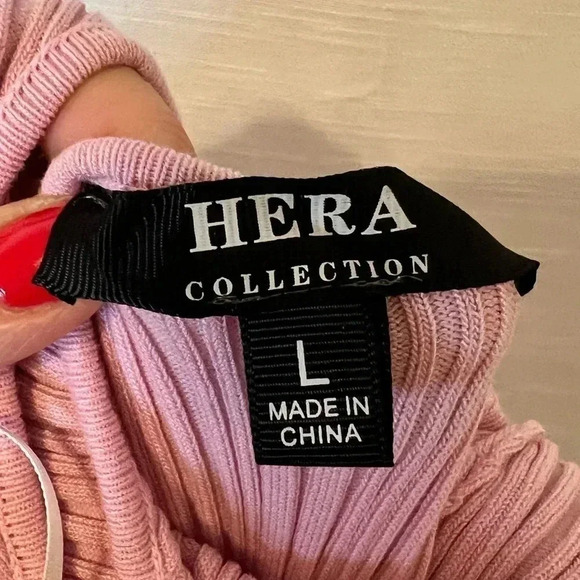 Hera Collection Ribbed Tank Midi Dress Large - Picture 8 of 9